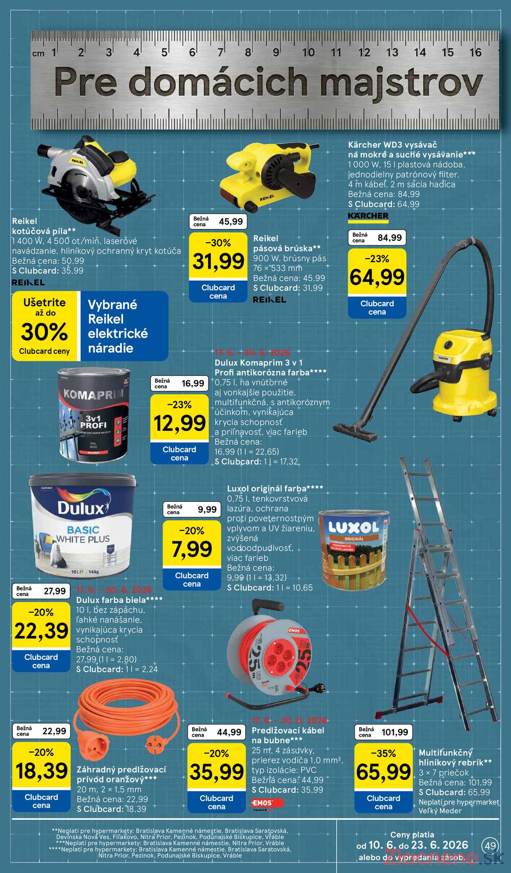 Tesco malé hypermarkety 17.6. - 23.6.