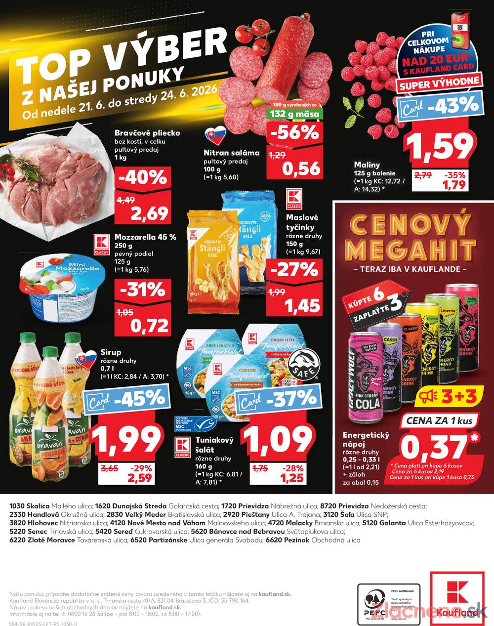 Kaufland 18.6. - 24.6. - Kaufland Prievidza