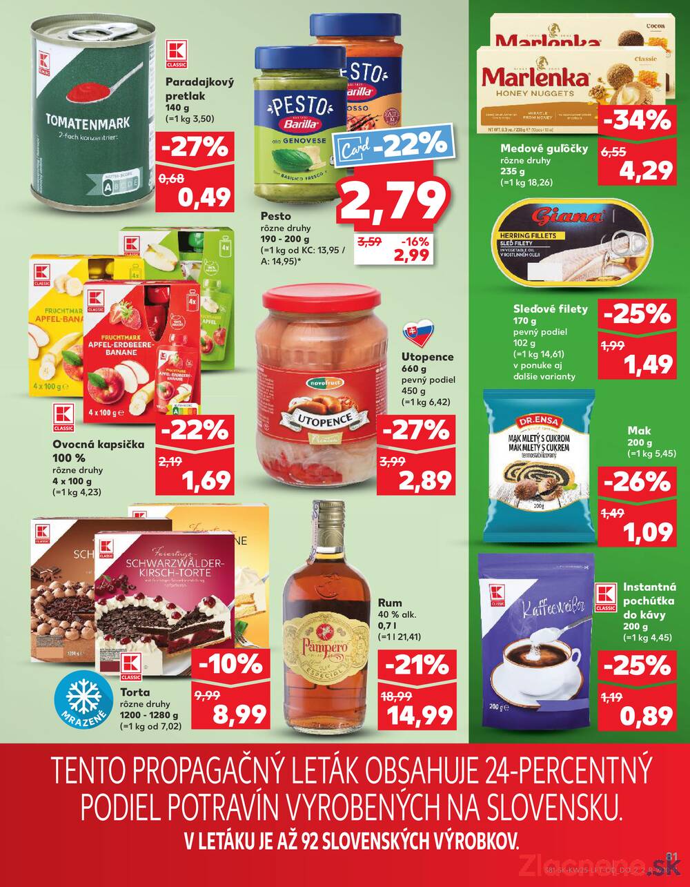 Kaufland 18.6. - 24.6. - Kaufland Hlohovec
