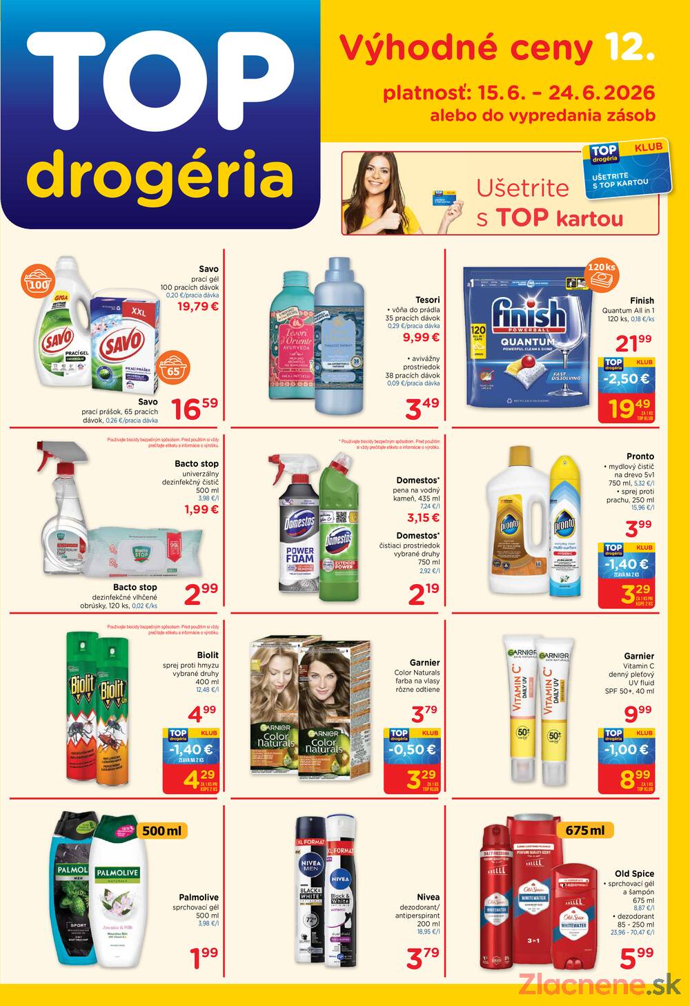 Leták TOP drogerie - TOP drogerie do 24.6. - strana 1