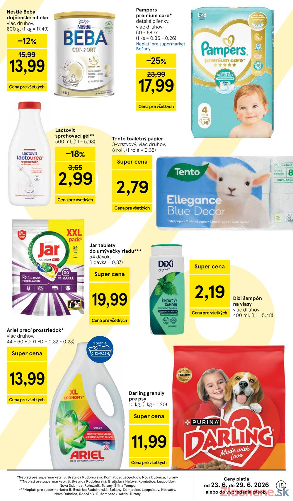 Tesco supermarkety od 24.6. do 30.6.2026