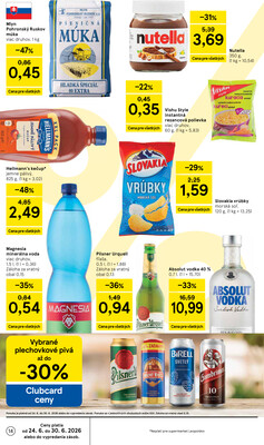 Tesco supermarkety od 24.6. do 30.6.2026