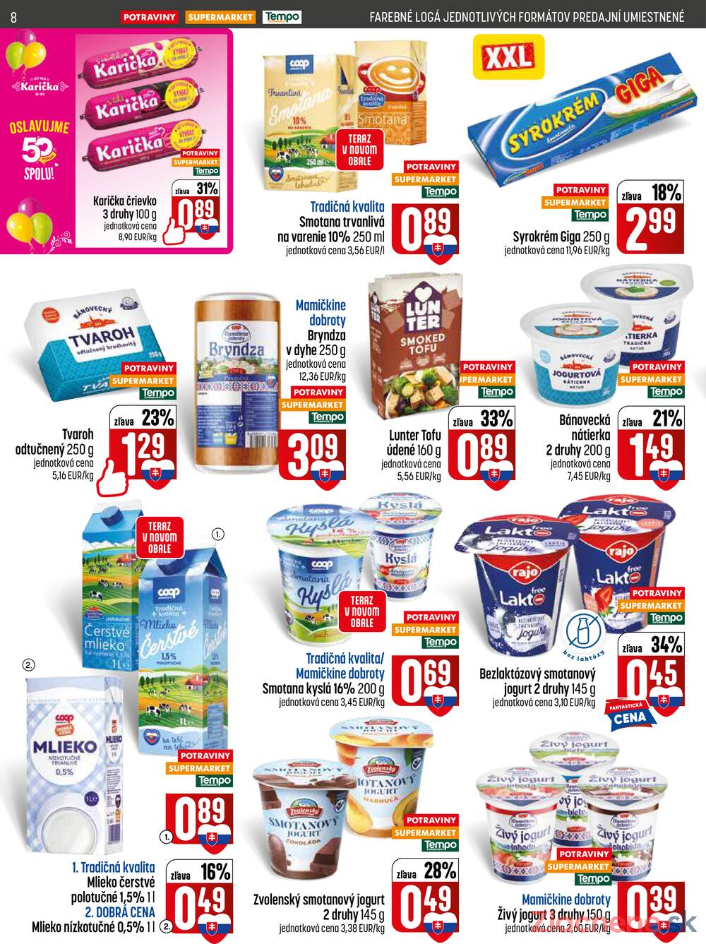 Leták COOP Jednota Slovensko - COOP do 24.6. - strana 8 Leták COOP Jednota Slovensko - COOP do 24.6. - strana 8