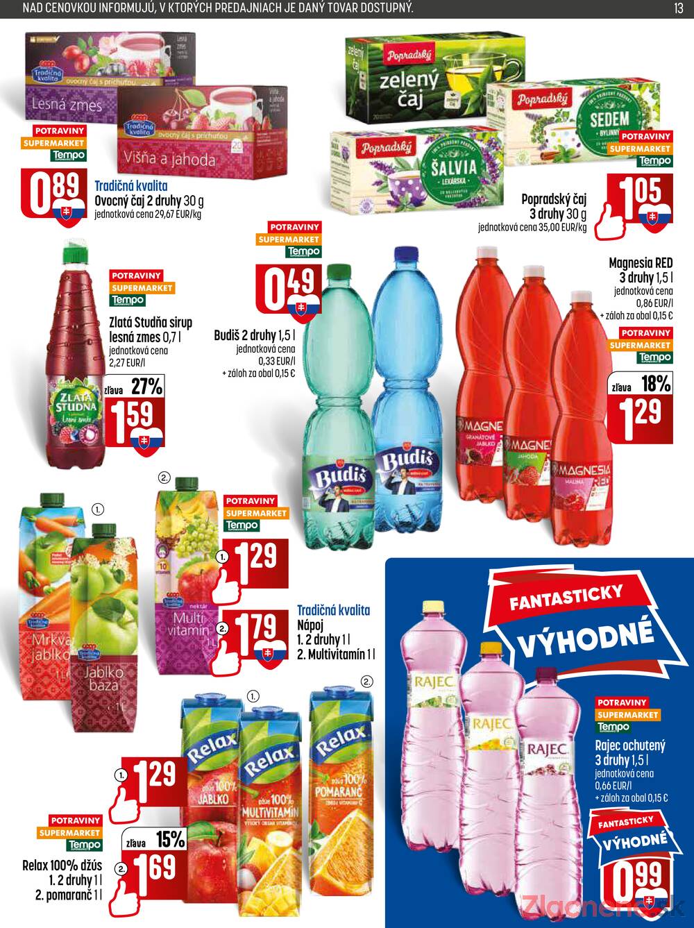 Leták COOP Jednota Slovensko - COOP do 24.6. - strana 13 Leták COOP Jednota Slovensko - COOP do 24.6. - strana 13