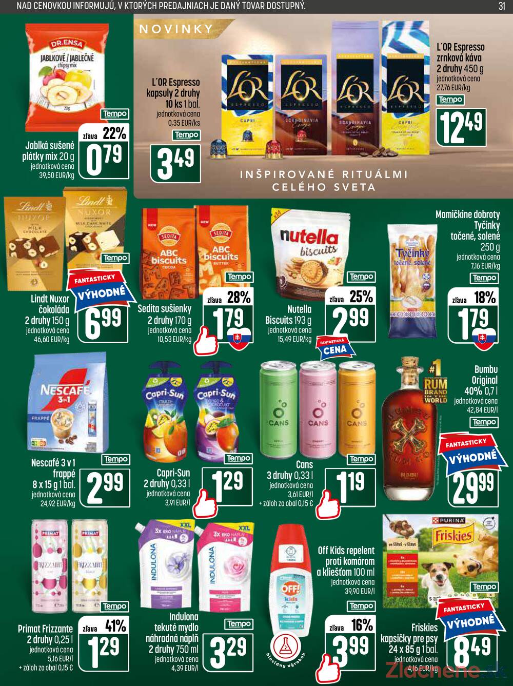 Leták COOP Jednota Slovensko - COOP do 24.6. - strana 31 Leták COOP Jednota Slovensko - COOP do 24.6. - strana 31