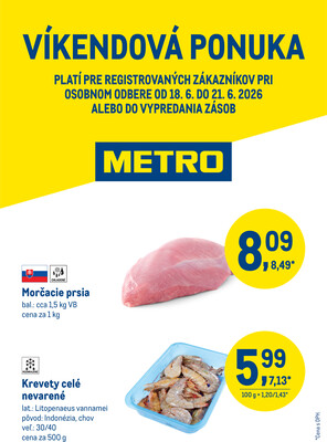 leták METRO