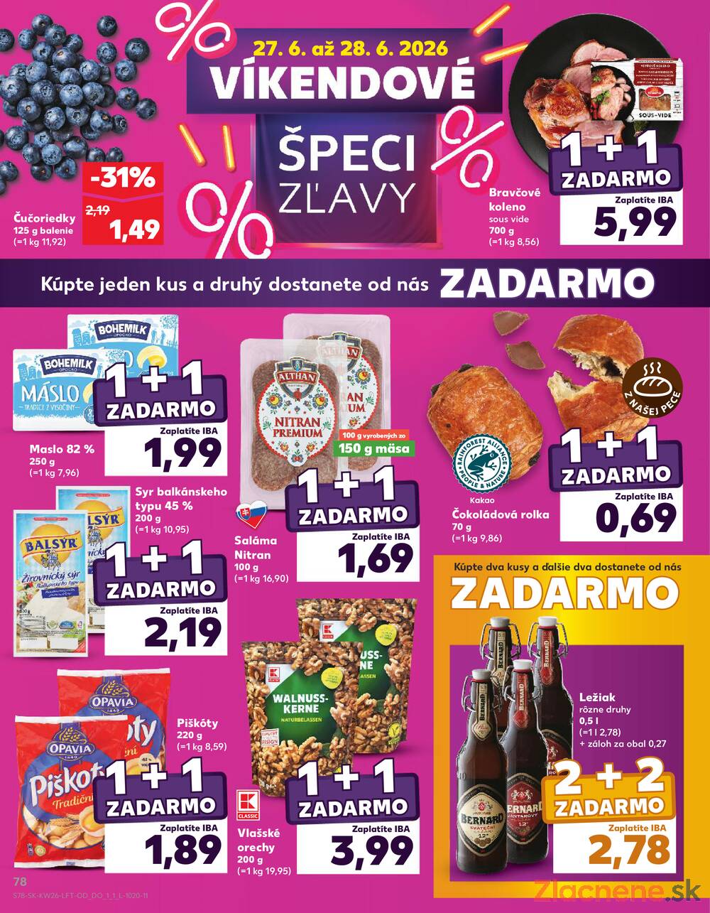 Leták Kaufland - Kaufland 25.6. - 1.7. - Kaufland Michalovce - strana 78