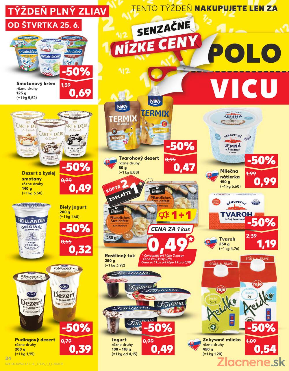 Leták Kaufland - Kaufland 25.6. - 1.7. - Kaufland Spišská Nová Ves - strana 24 Leták Kaufland - Kaufland 25.6. - 1.7. - Kaufland Spišská Nová Ves - strana 24
