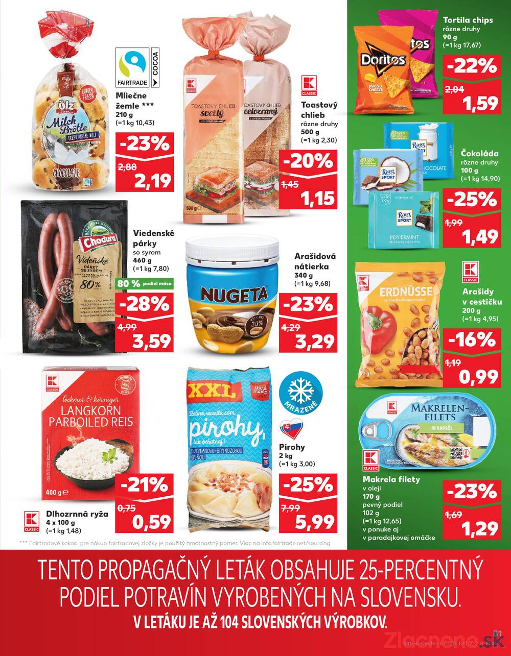 Leták Kaufland - Kaufland 25.6. - 1.7. - Kaufland Spišská Nová Ves - strana 81