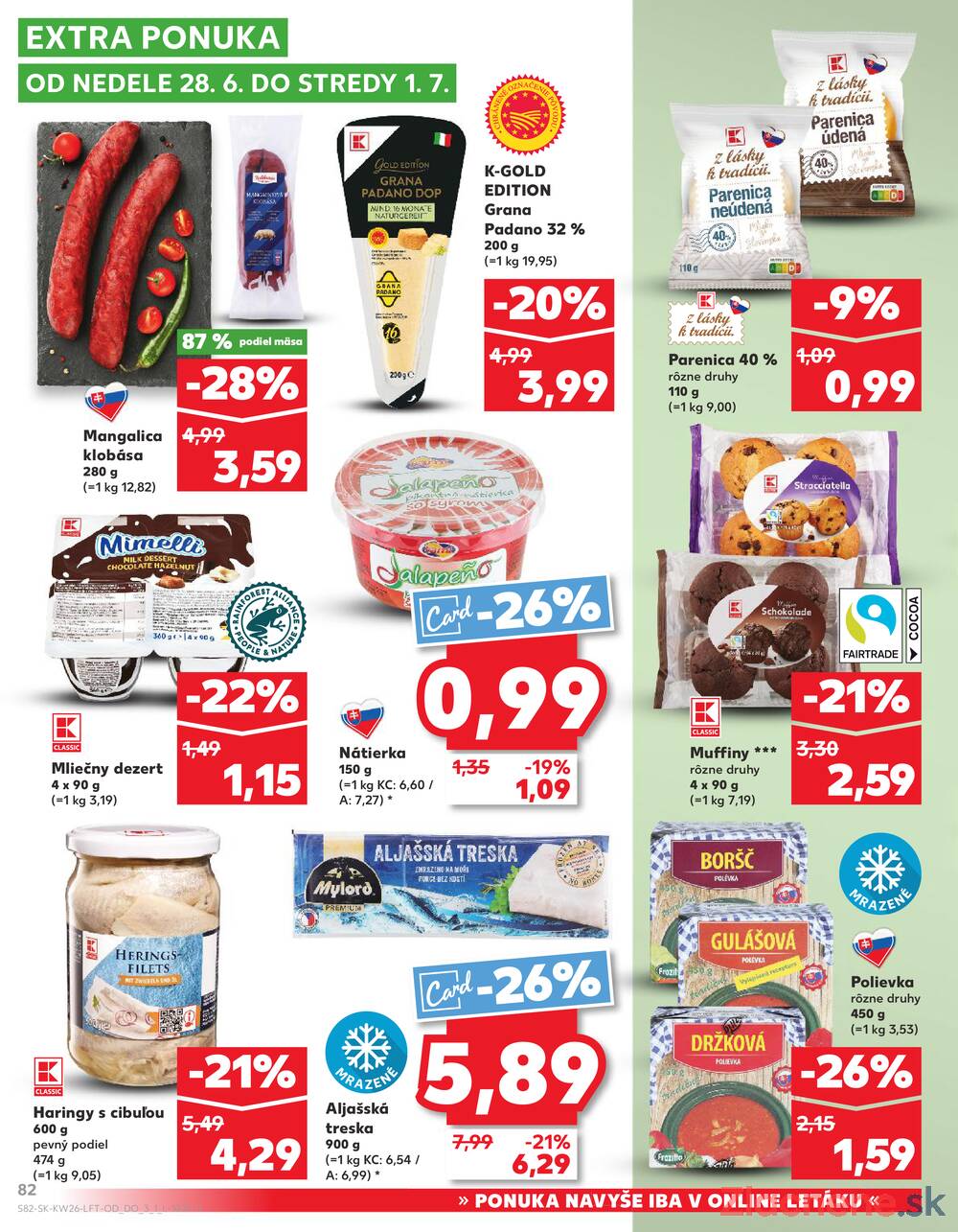 Leták Kaufland - Kaufland 25.6. - 1.7. - Kaufland Spišská Nová Ves - strana 82