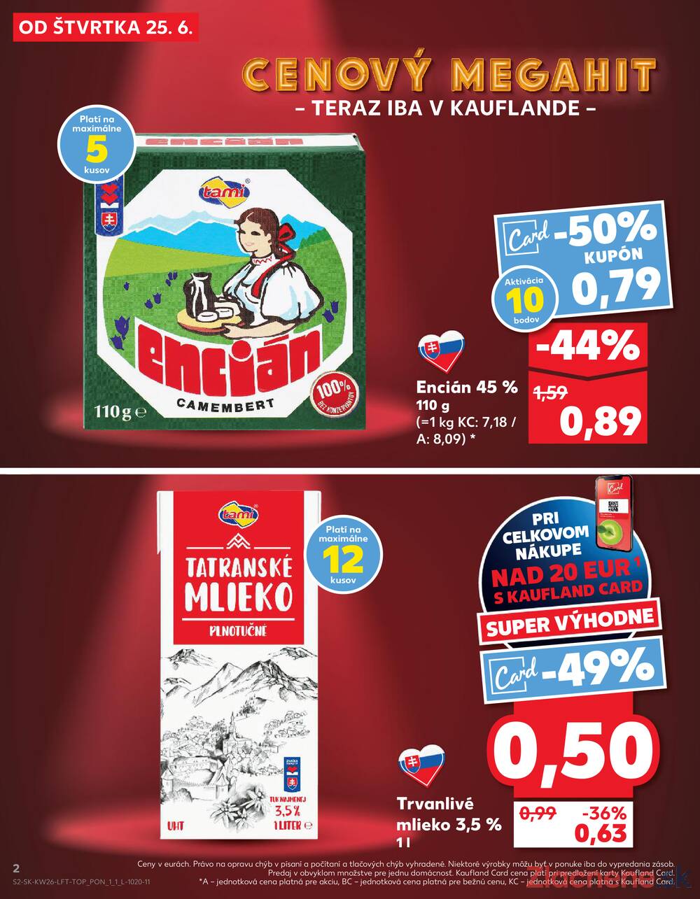 Leták Kaufland - Kaufland 25.6. - 1.7. - Kaufland Púchov - strana 2