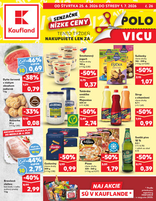Leták Kaufland 25.6. - 1.7. - Kaufland Piešťany