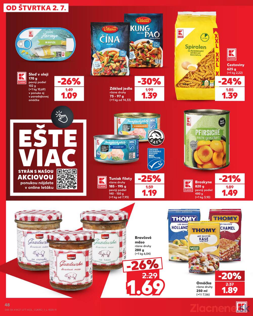Kaufland 2.7. - 8.7. - Kaufland Bytča