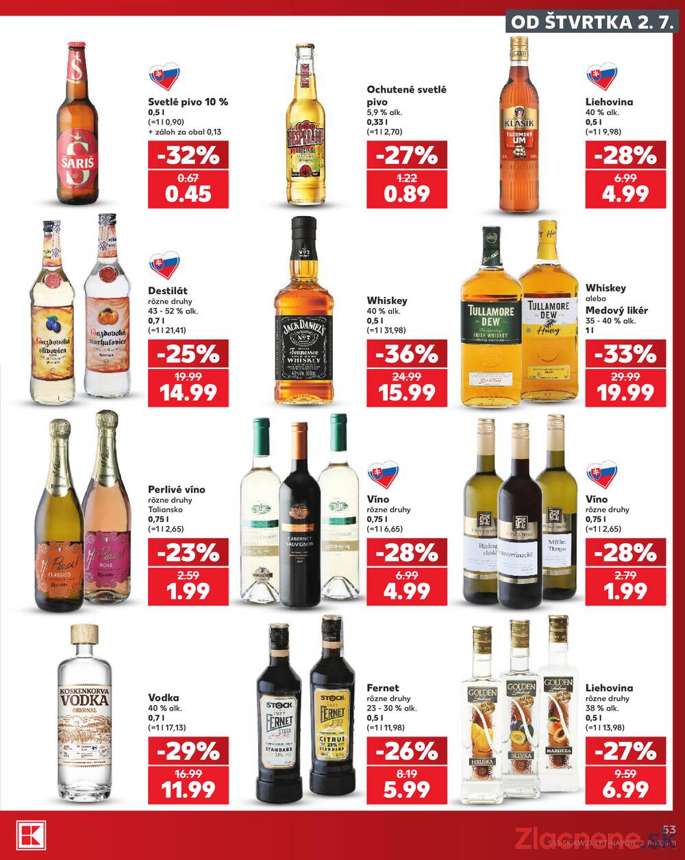 Kaufland 2.7. - 8.7. - Kaufland Bytča