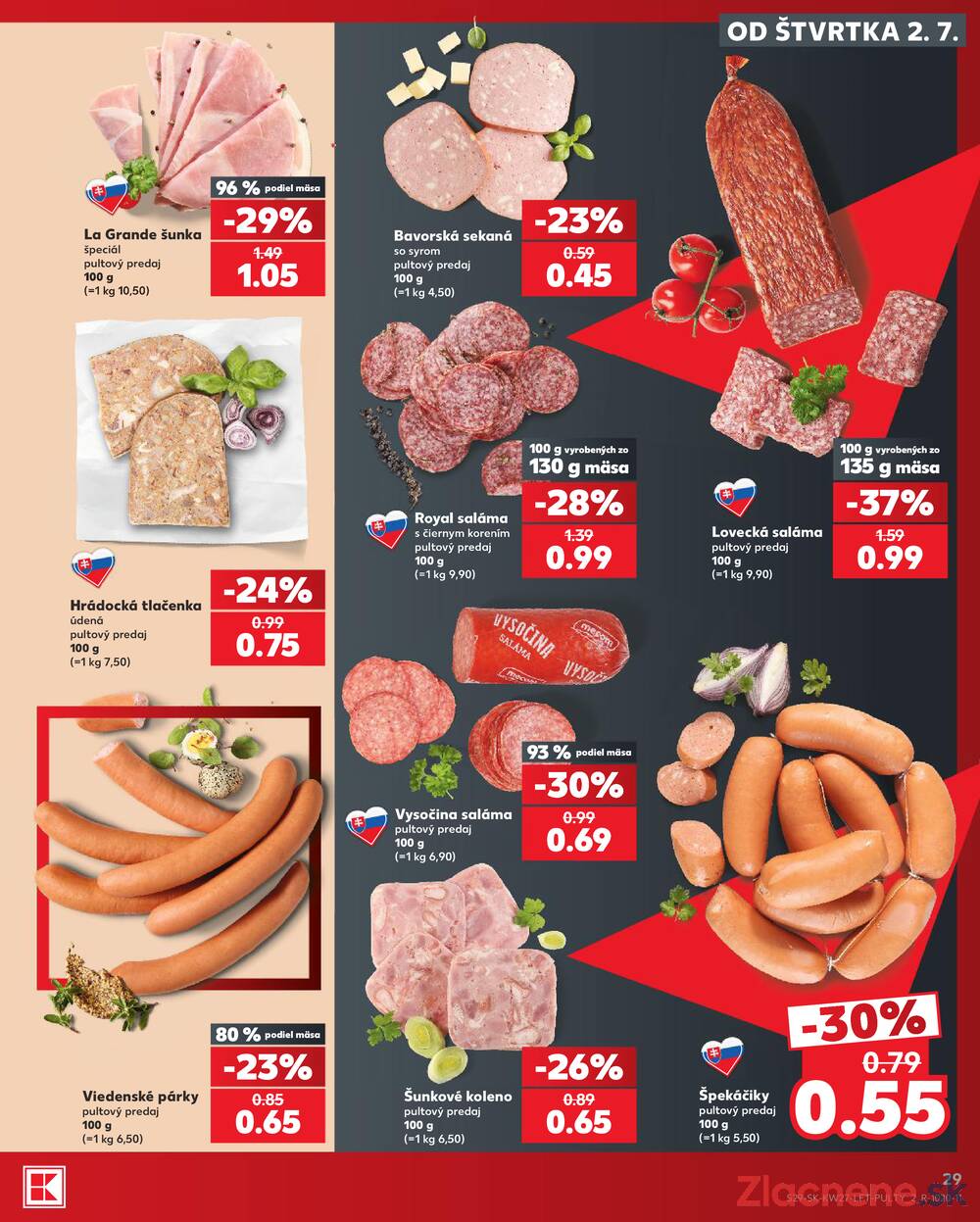 Leták Kaufland - Kaufland 2.7. - 8.7. - Kaufland Rimavská Sobota - strana 29