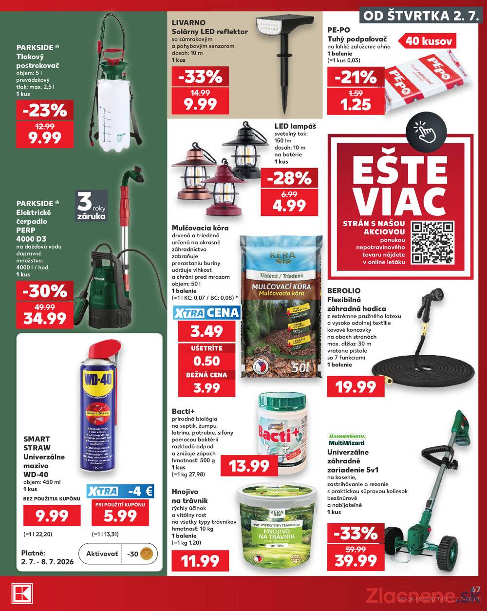 Leták Kaufland - Kaufland 2.7. - 8.7. - Kaufland Bardejov - strana 67 Leták Kaufland - Kaufland 2.7. - 8.7. - Kaufland Bardejov - strana 67