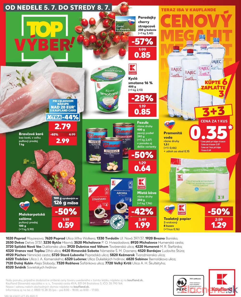 Leták Kaufland - Kaufland 2.7. - 8.7. - Kaufland (A. H. Škultétyho, Veľký Krtíš) - strana 80 Leták Kaufland - Kaufland 2.7. - 8.7. - Kaufland (A. H. Škultétyho, Veľký Krtíš) - strana 80