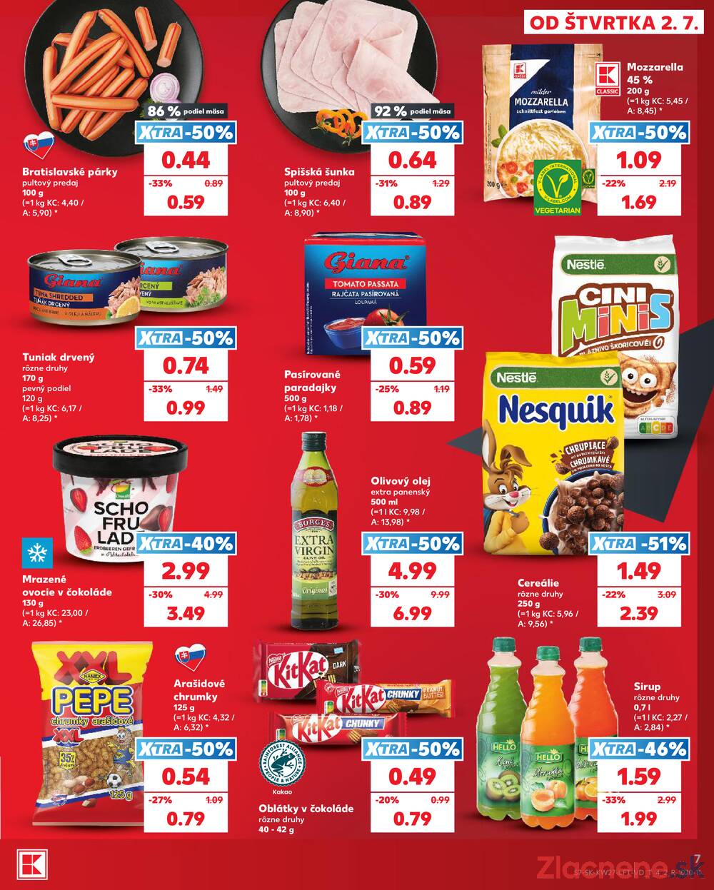 Leták Kaufland - Kaufland 2.7. - 8.7. - Kaufland Galanta - strana 7 Leták Kaufland - Kaufland 2.7. - 8.7. - Kaufland Galanta - strana 7