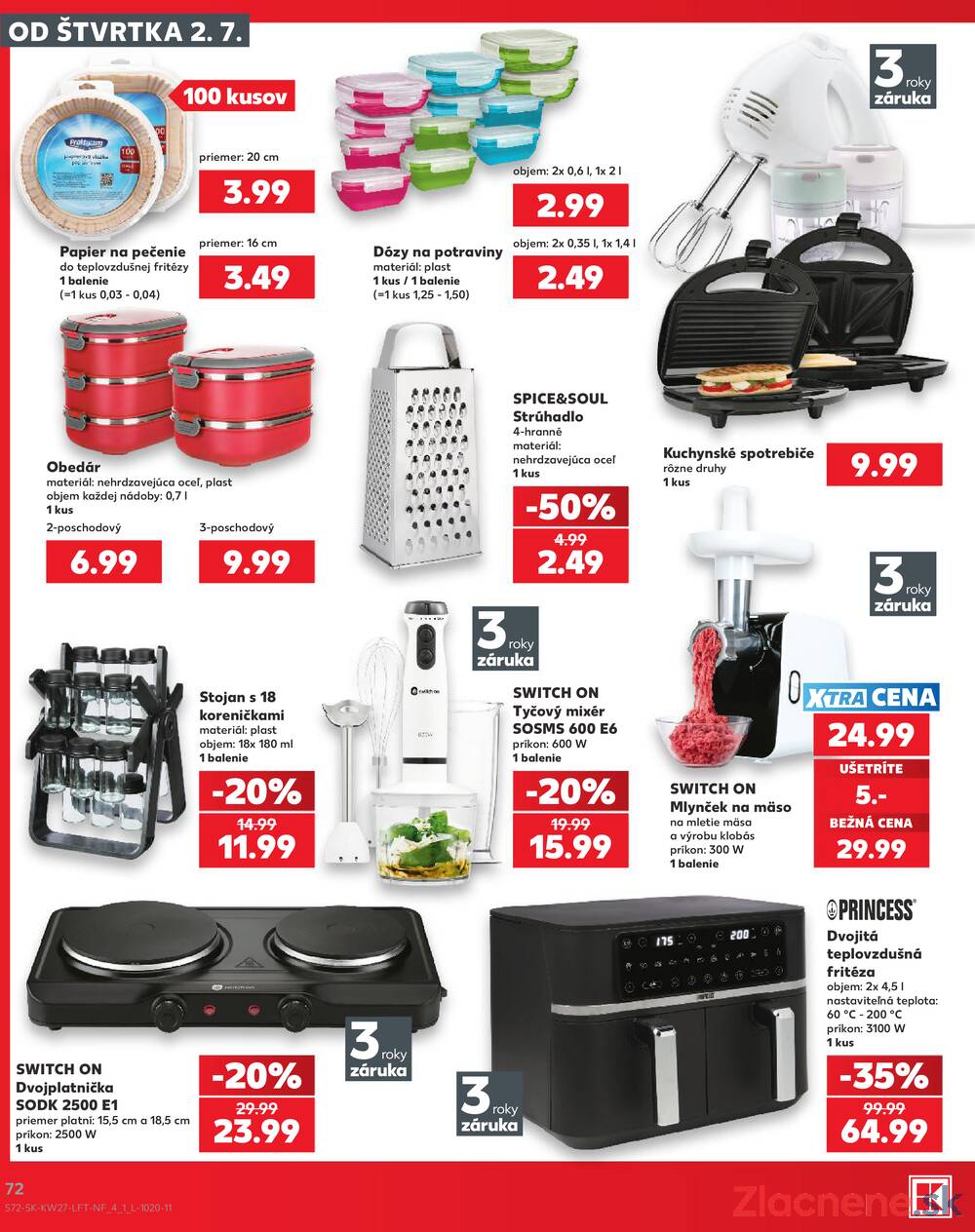 Leták Kaufland - Kaufland 2.7. - 8.7. - Kaufland Nitra-Chrenova - strana 72