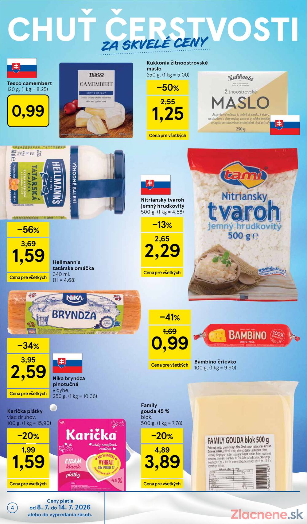 Leták Tesco - Tesco malé hypermarkety 8.7. - 14.7. - strana 4