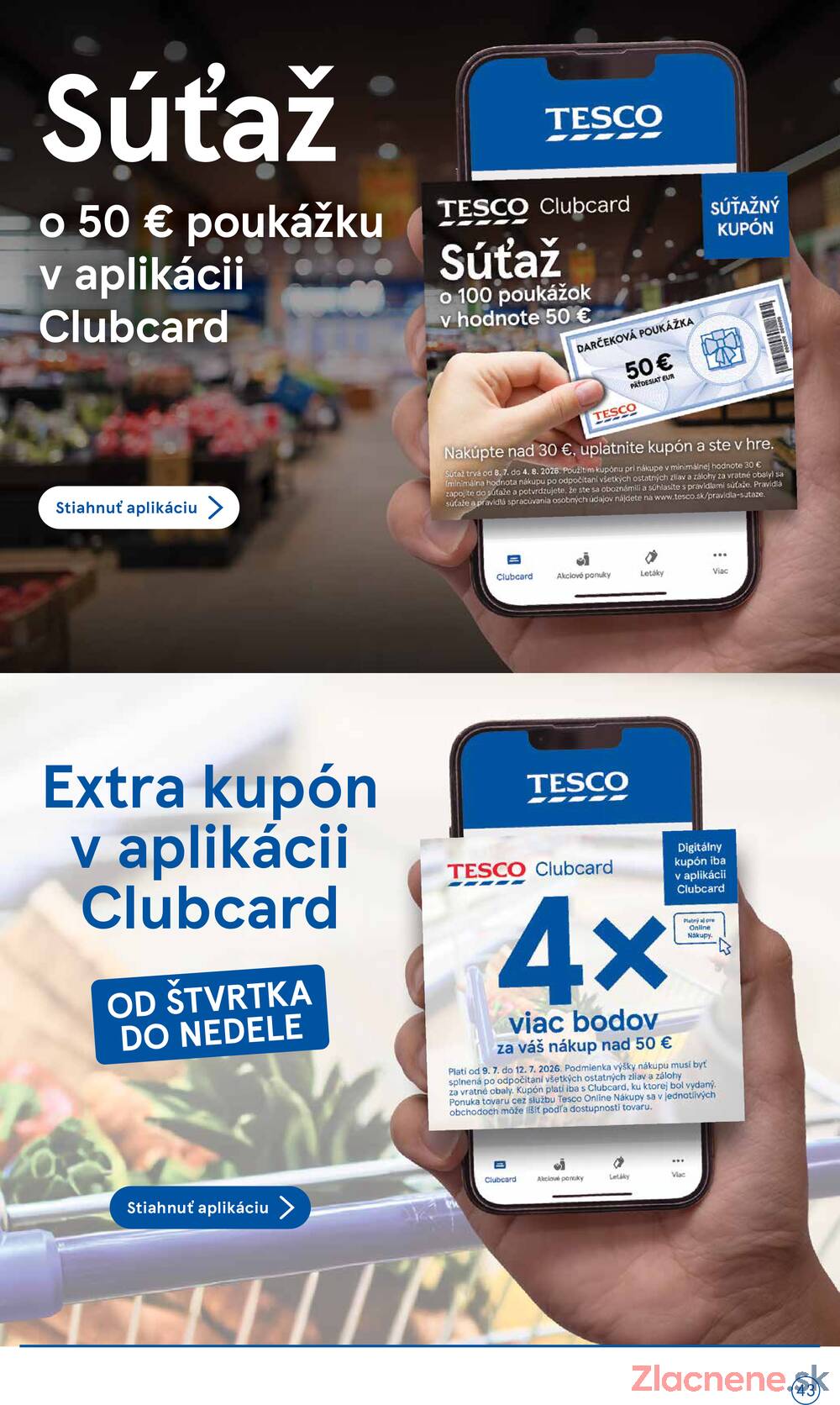 Leták Tesco - Tesco malé hypermarkety 8.7. - 14.7. - strana 43 Leták Tesco - Tesco malé hypermarkety 8.7. - 14.7. - strana 43