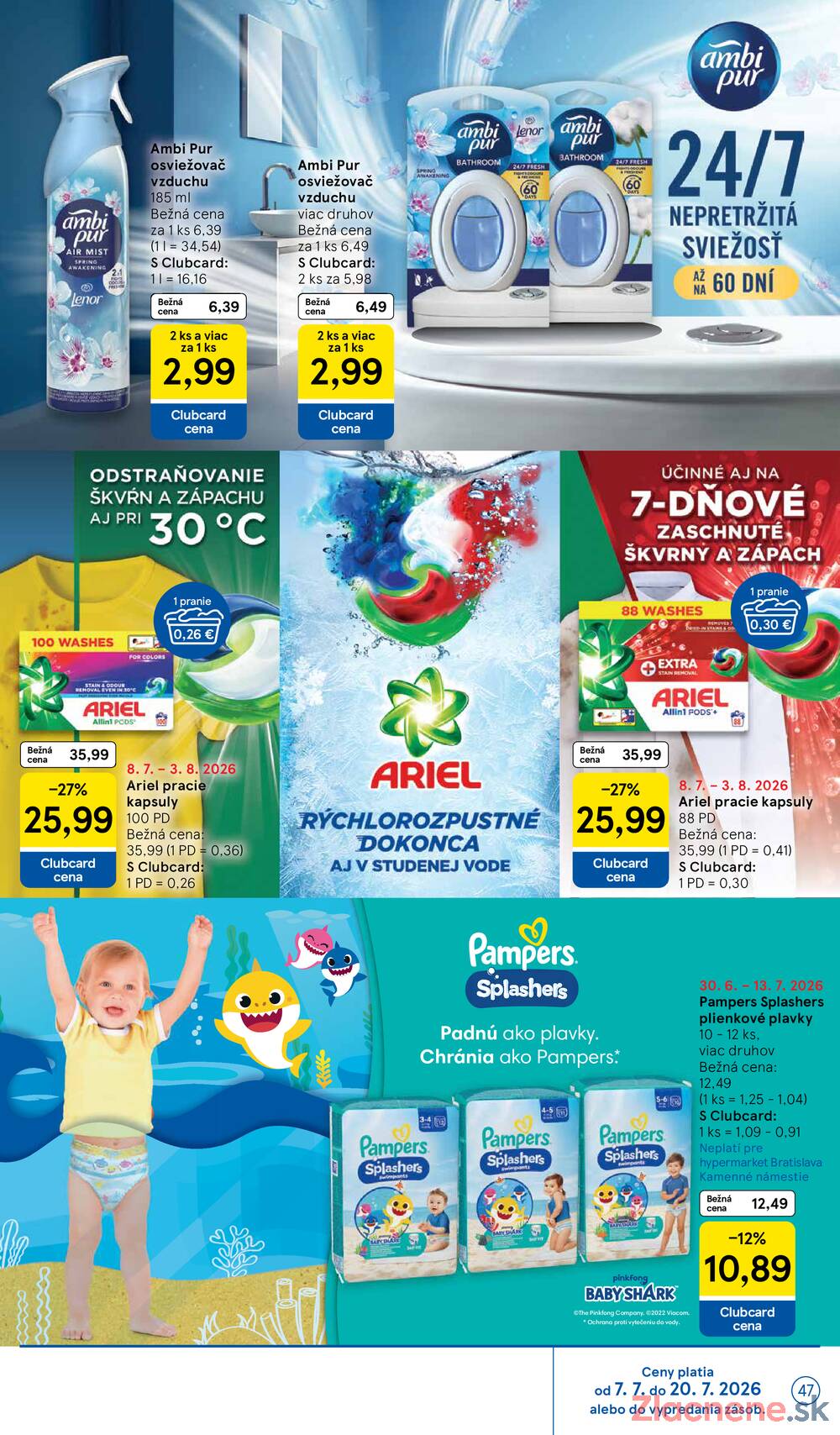 Leták Tesco - Tesco malé hypermarkety 8.7. - 14.7. - strana 47 Leták Tesco - Tesco malé hypermarkety 8.7. - 14.7. - strana 47