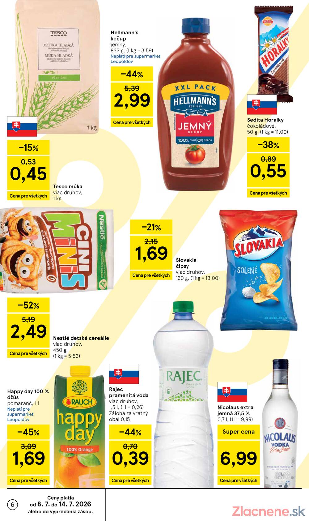 Leták Tesco - Tesco supermarkety od 8.7. do 14.7.2026 - strana 6 Leták Tesco - Tesco supermarkety od 8.7. do 14.7.2026 - strana 6