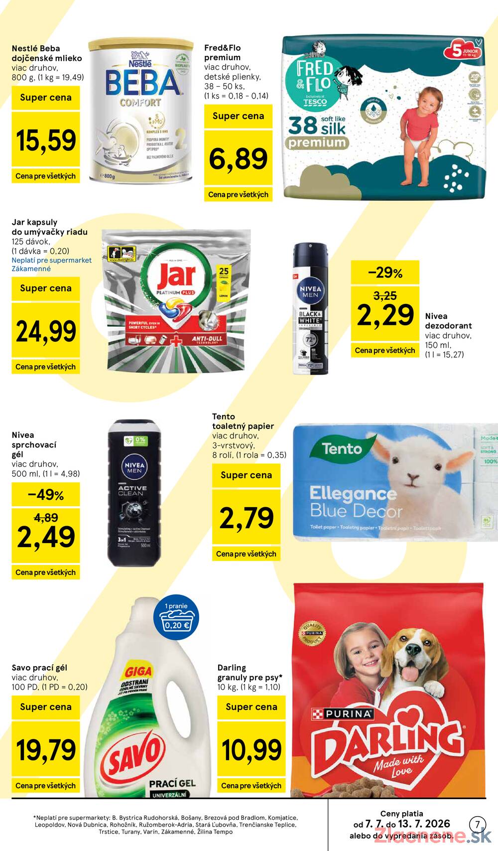 Tesco supermarkety od 8.7. do 14.7.2026