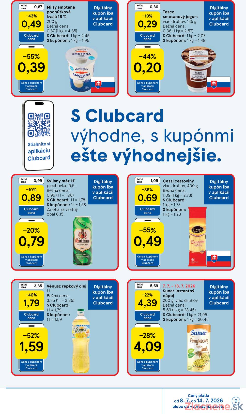 Tesco supermarkety od 8.7. do 14.7.2026
