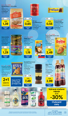 Tesco supermarkety od 8.7. do 14.7.2026