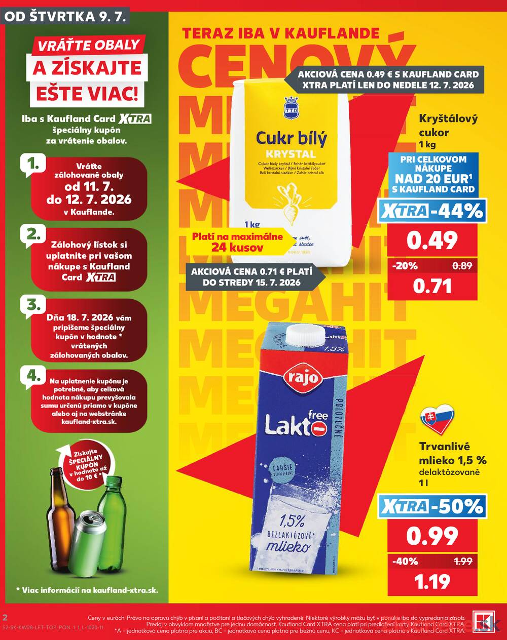 Kaufland 9.7. - 15.7. - Kaufland Vranov nad Topľou