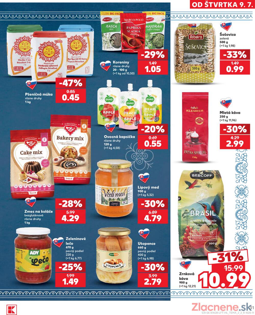 Kaufland 9.7. - 15.7. - Kaufland Vranov nad Topľou