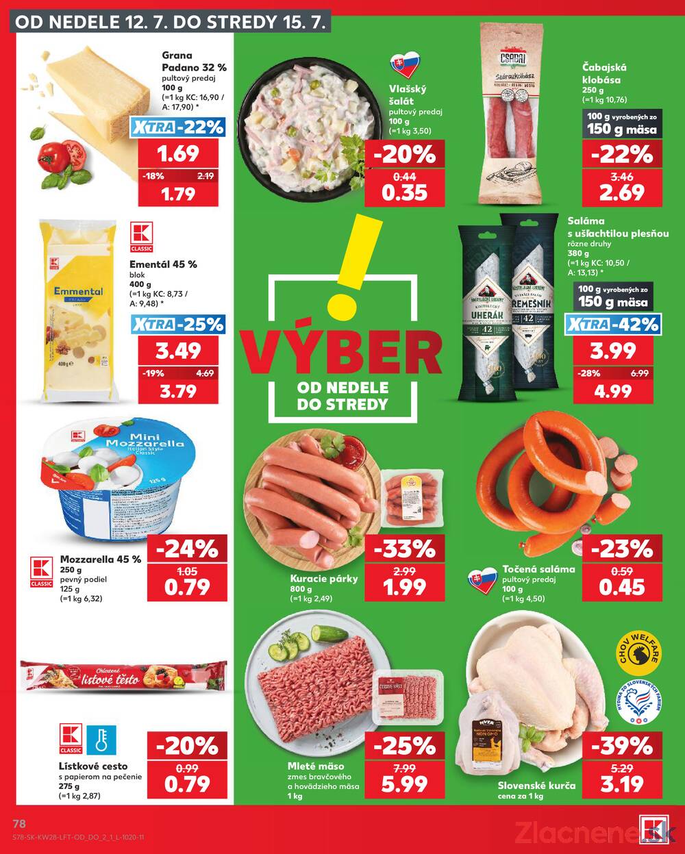 Kaufland 9.7. - 15.7. - Kaufland Vranov nad Topľou