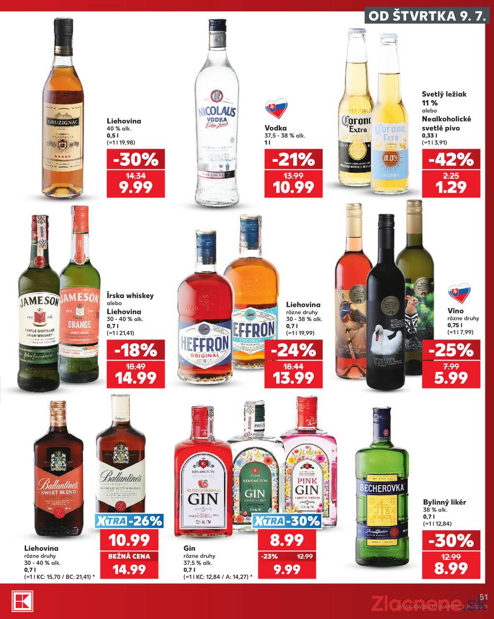 Kaufland 9.7. - 15.7. - Kaufland Bánovce nad Bebravou