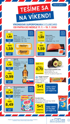 Tesco supermarkety od 15.7. do 21.7.2026