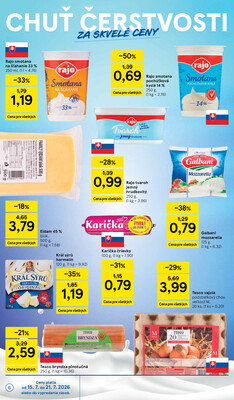 Tesco supermarkety od 15.7. do 21.7.2026