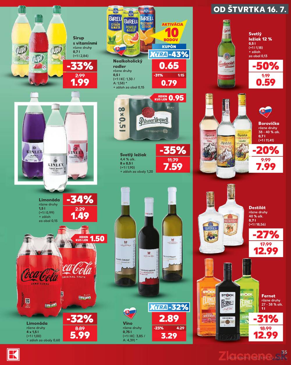 Leták Kaufland - Kaufland 16.7. - 22.7. - Kaufland Michalovce - strana 35