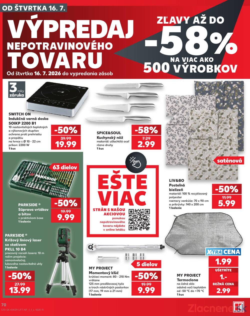 Leták Kaufland - Kaufland 16.7. - 22.7. - Kaufland Dubnica nad Váhom - strana 70 Leták Kaufland - Kaufland 16.7. - 22.7. - Kaufland Dubnica nad Váhom - strana 70