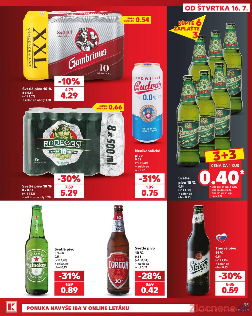 Kaufland 16.7. - 22.7. - Kaufland Rožňava