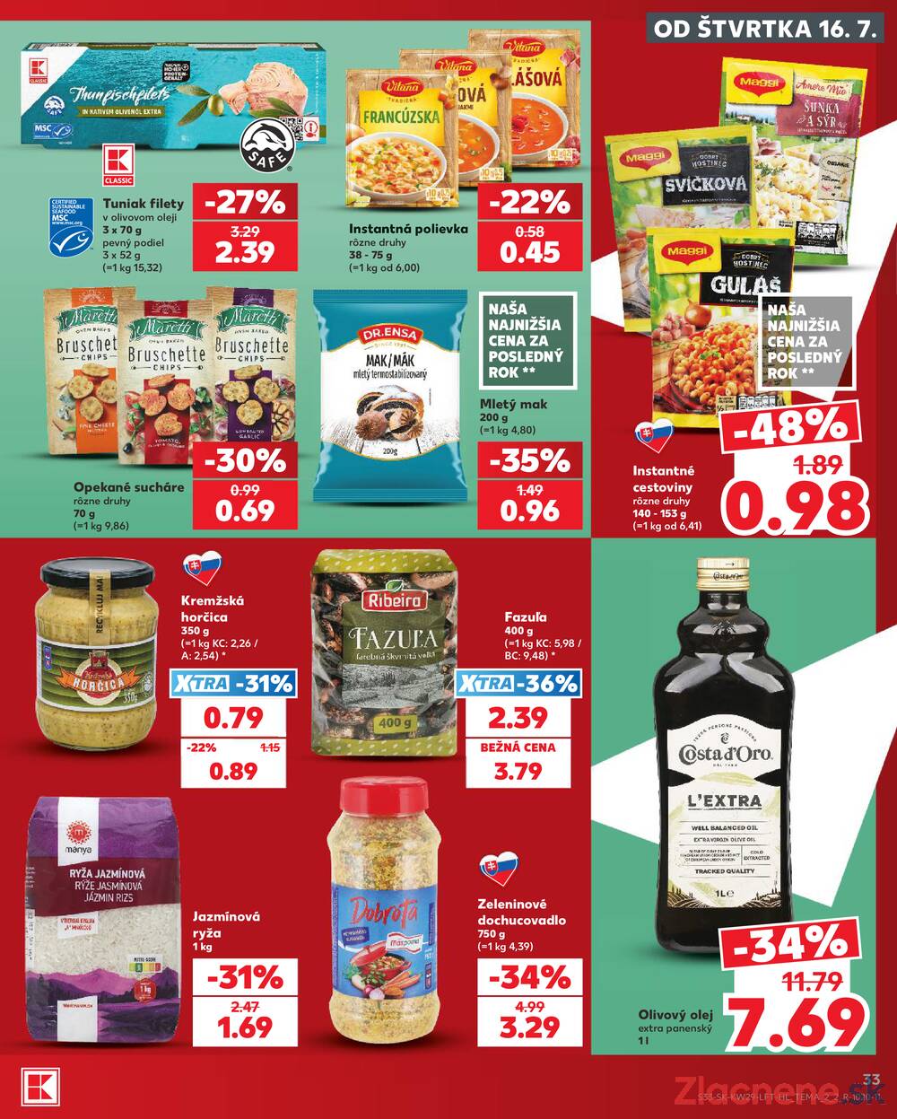 Kaufland 16.7. - 22.7. - Kaufland (A. H. Škultétyho, Veľký Krtíš)