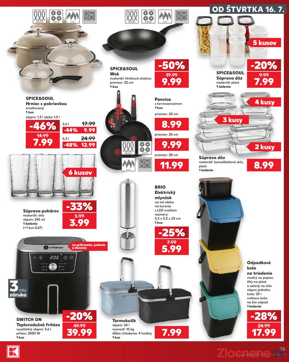 Leták Kaufland - Kaufland 16.7. - 22.7. - Kaufland Prievidza - strana 75 Leták Kaufland - Kaufland 16.7. - 22.7. - Kaufland Prievidza - strana 75