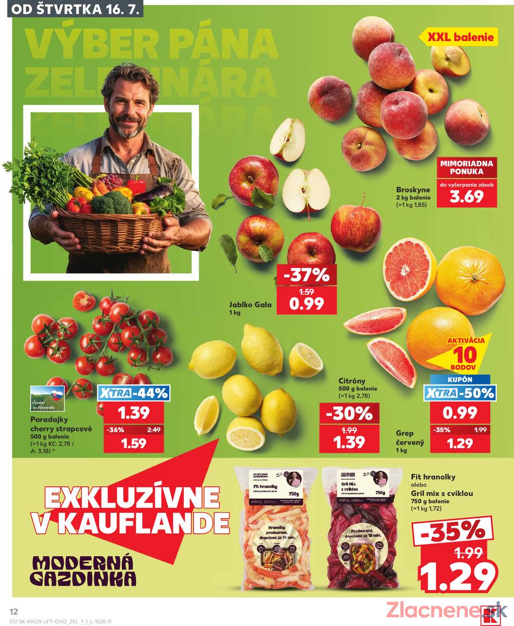 Leták Kaufland - Kaufland 16.7. - 22.7. - Kaufland Bratislava - Avion (Ivanská cesta) - strana 12