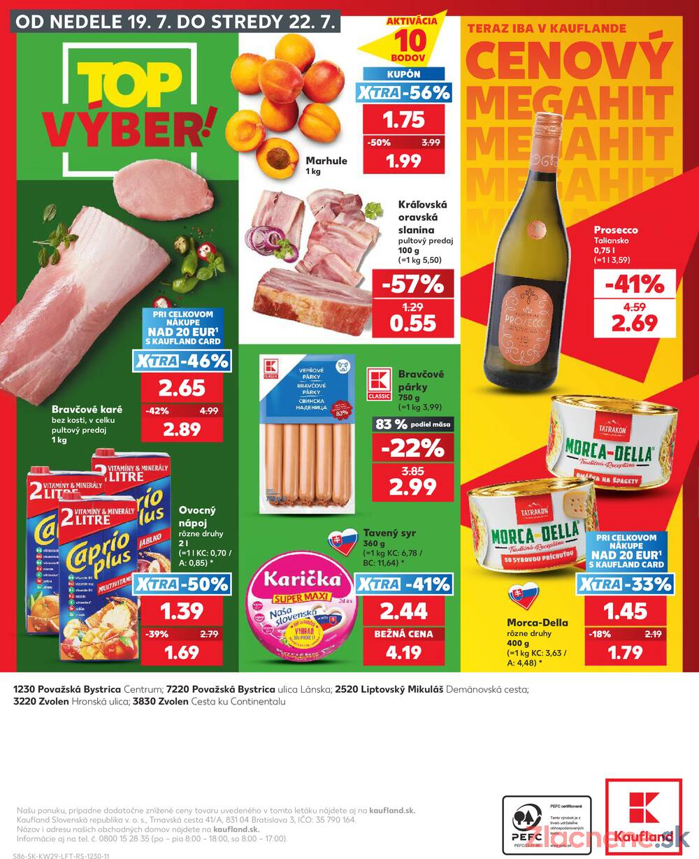 Kaufland 16.7. - 22.7. - Kaufland Liptovský Mikuláš