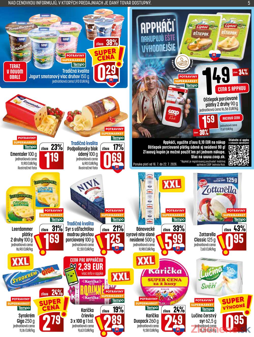 Leták COOP Jednota Slovensko - COOP do 22.7. - strana 5 Leták COOP Jednota Slovensko - COOP do 22.7. - strana 5