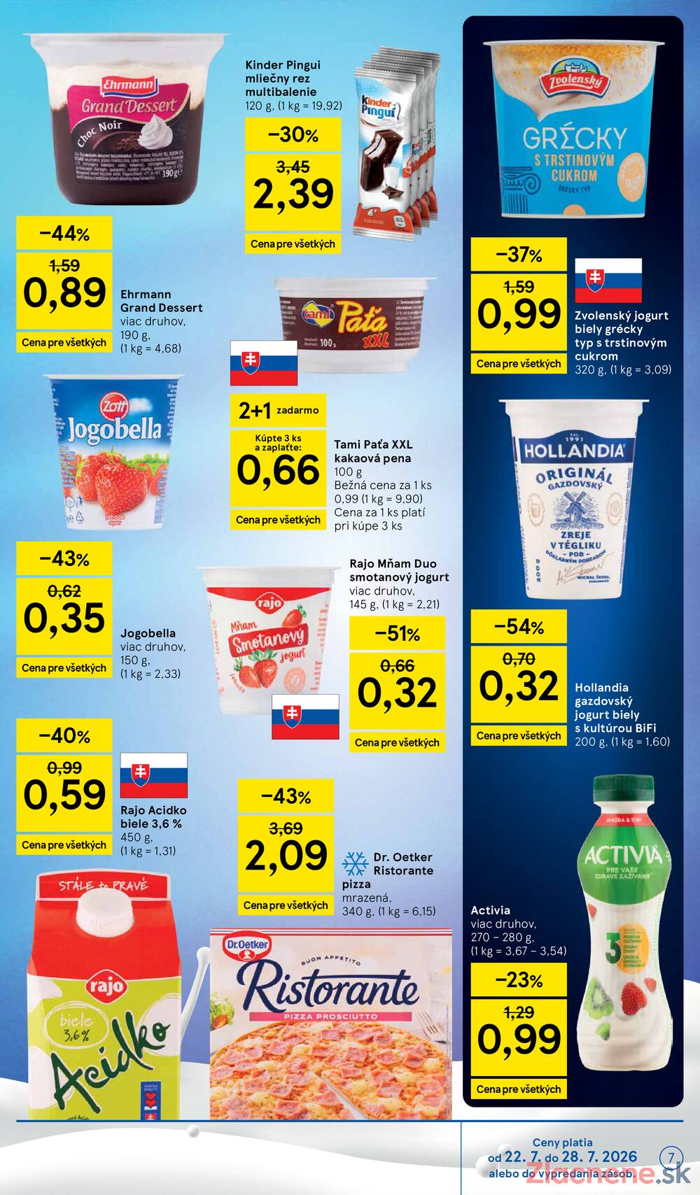 Leták Tesco - Tesco hypermarkety 22.7. - 28.7. - strana 7 Leták Tesco - Tesco hypermarkety 22.7. - 28.7. - strana 7
