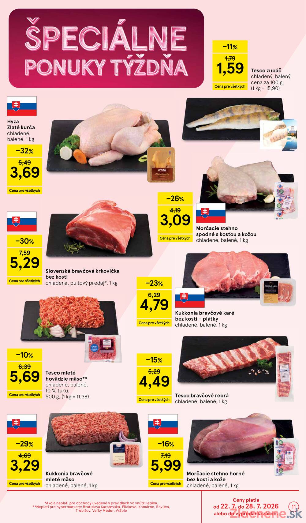 Leták Tesco - Tesco hypermarkety 22.7. - 28.7. - strana 11 Leták Tesco - Tesco hypermarkety 22.7. - 28.7. - strana 11