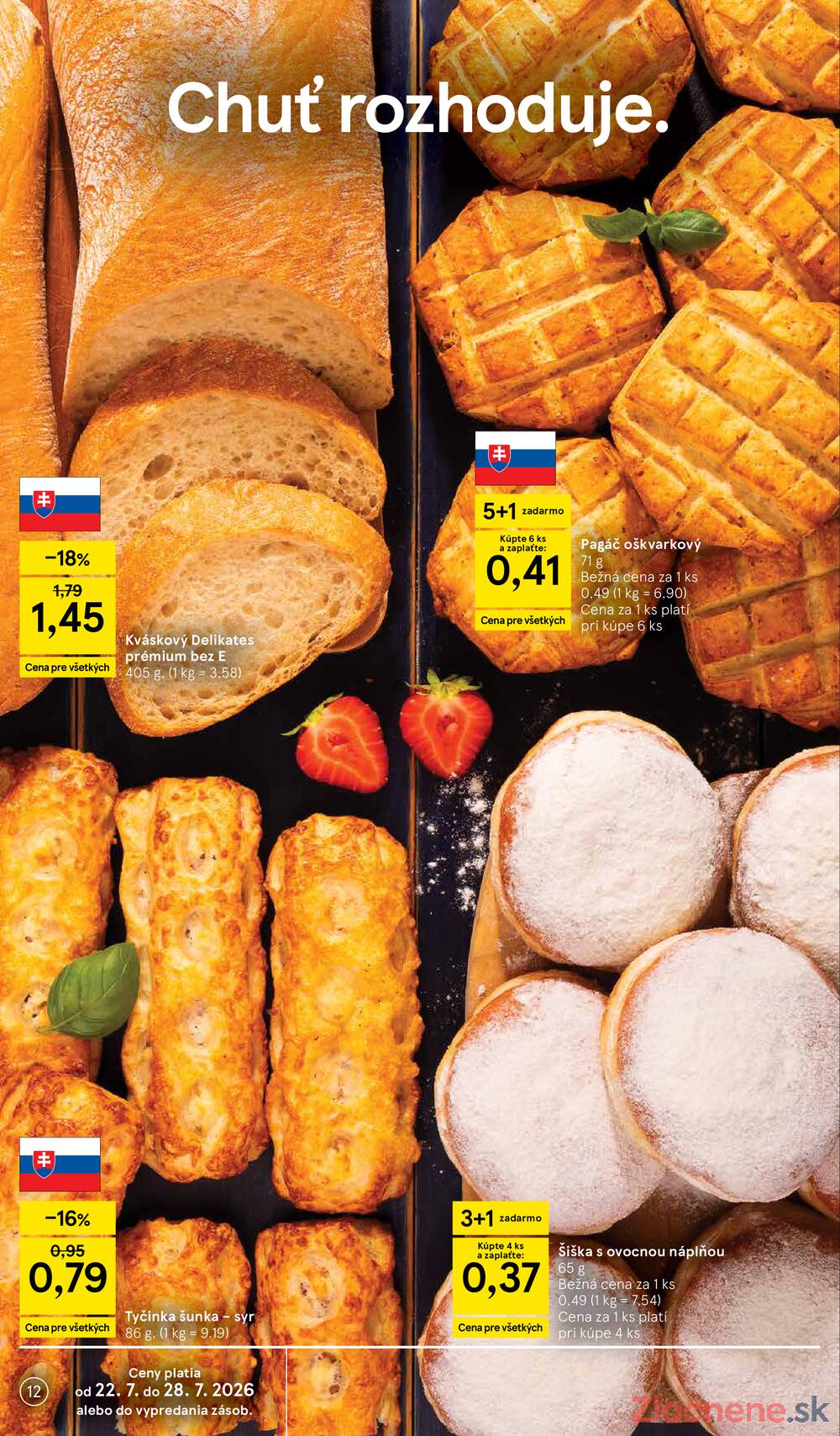 Leták Tesco - Tesco supermarkety od 22.7. do 28.7.2026 - strana 12 Leták Tesco - Tesco supermarkety od 22.7. do 28.7.2026 - strana 12