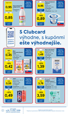 Tesco supermarkety od 22.7. do 28.7.2026