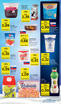Tesco supermarkety od 22.7. do 28.7.2026
