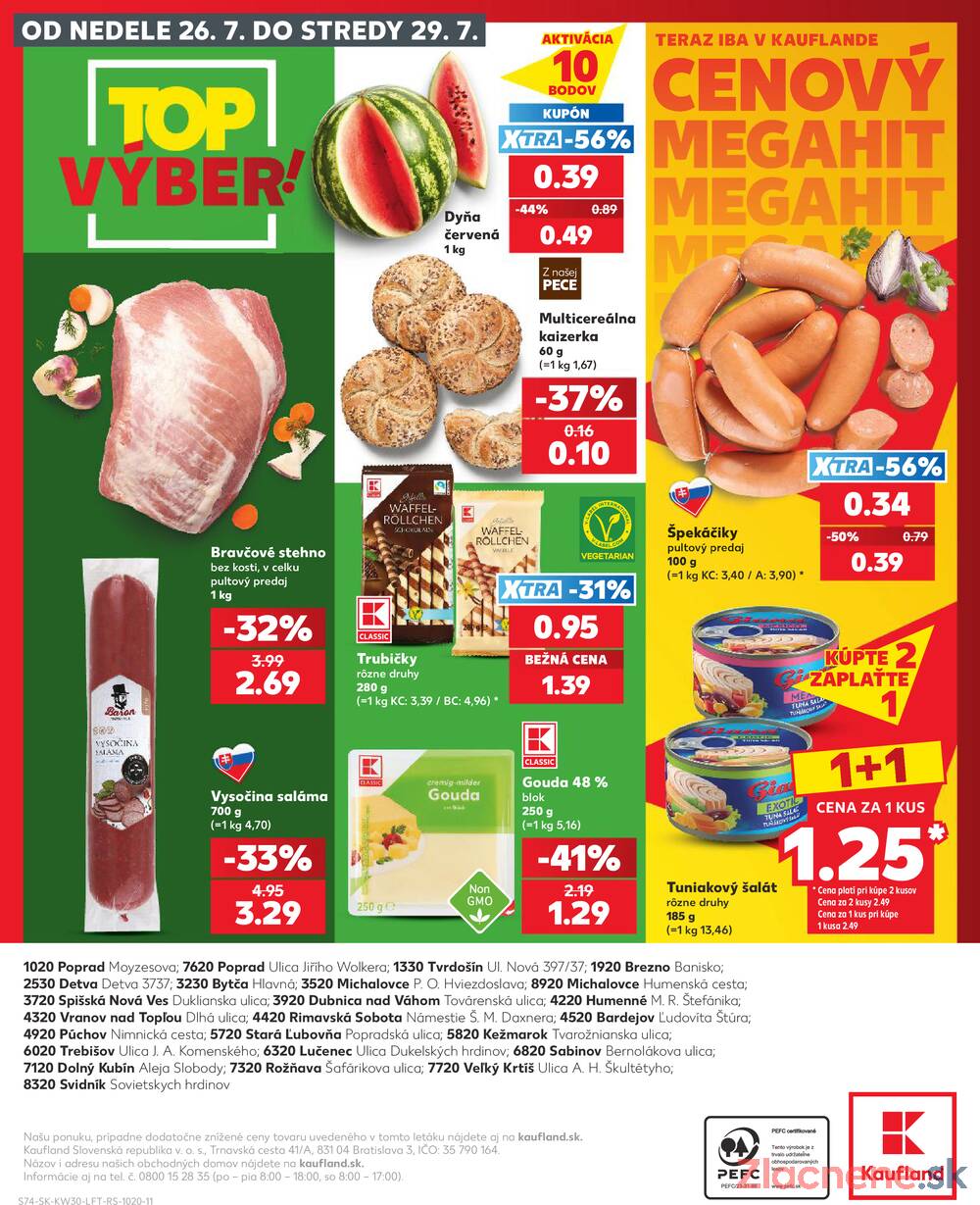 Leták Kaufland - Kaufland 23.7. - 29.7. - Kaufland Brezno - strana 74 Leták Kaufland - Kaufland 23.7. - 29.7. - Kaufland Brezno - strana 74